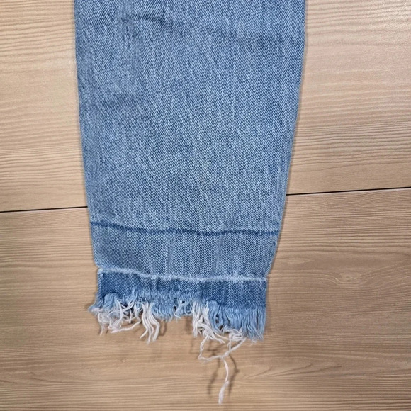 Abercrombie & Fitch Jeans Women 24/00R High Rise Mom Stretch Denim Destroyed - Picture 11 of 14